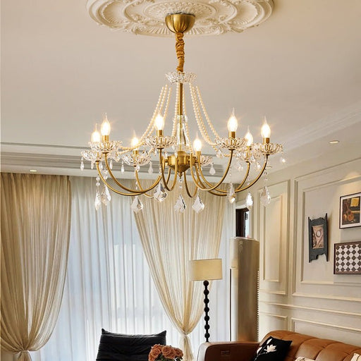 Glamour Pearl Chandelier-DWHOME