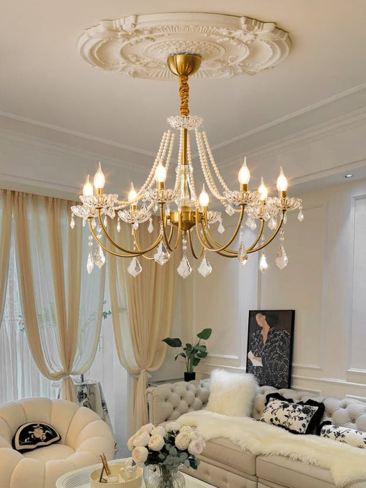 Glamour Pearl Chandelier-DWHOME