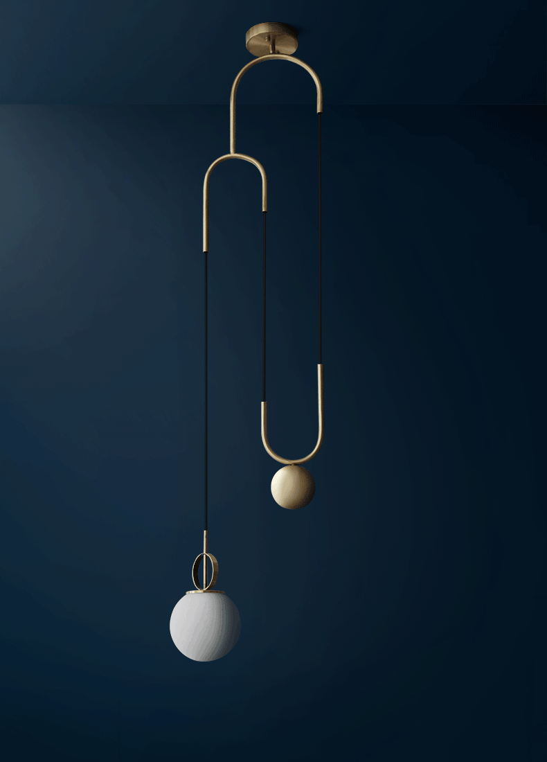 Glass Ball Pendant Lamp-DWHOME
