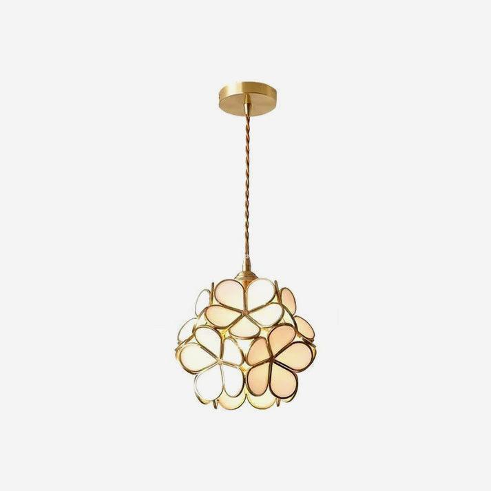 Glass Petal Pendant Light-DWHOME