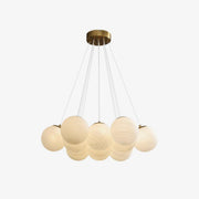 Glass Cluster Chandelier-DWHOME