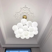 Glass Cluster Chandelier-DWHOME