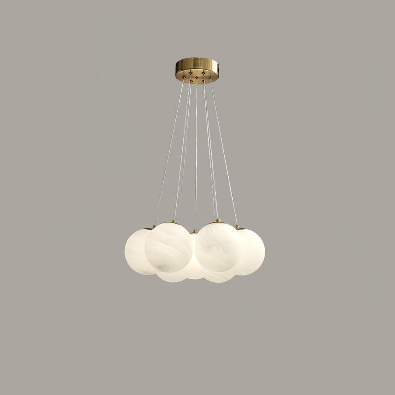 Glass Cluster Chandelier-DWHOME