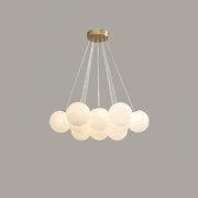 Glass Cluster Chandelier-DWHOME