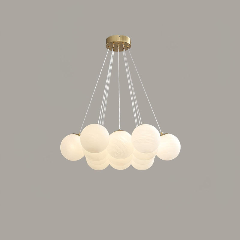 Glass Cluster Chandelier-DWHOME