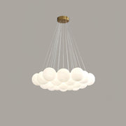 Glass Cluster Chandelier-DWHOME