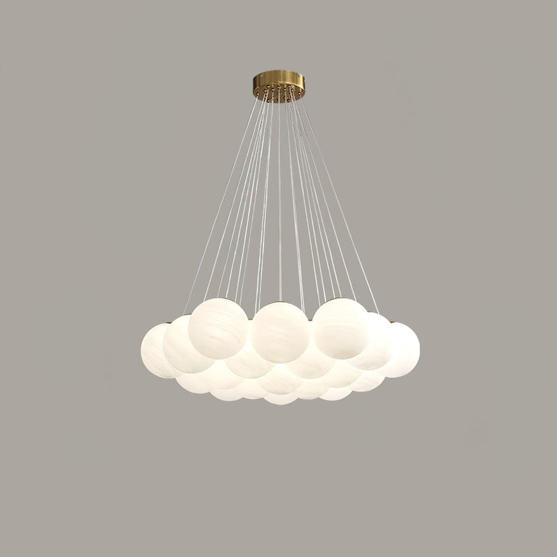 Glass Cluster Chandelier-DWHOME