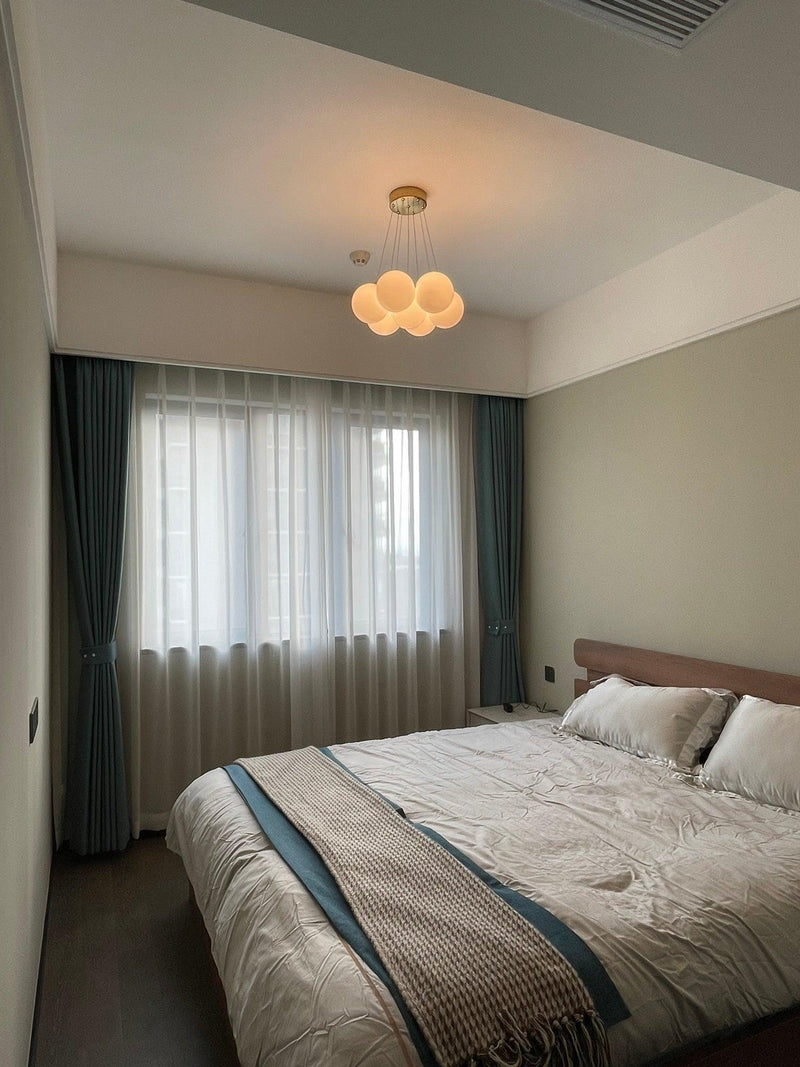 Glass Cluster Chandelier-DWHOME