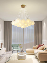 Glass Cluster Chandelier-DWHOME