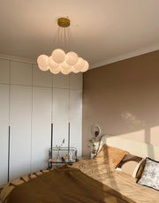 Glass Cluster Chandelier-DWHOME