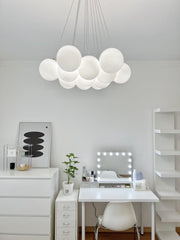Glass Cluster Chandelier-DWHOME