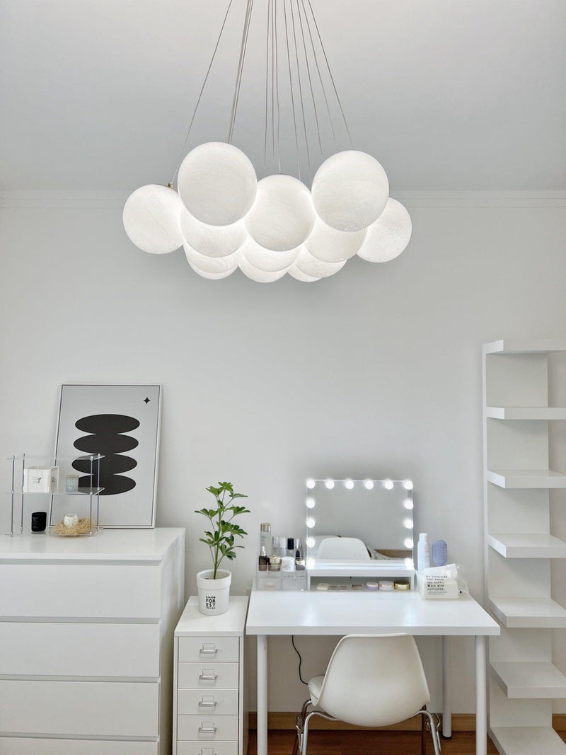 Glass Cluster Chandelier-DWHOME