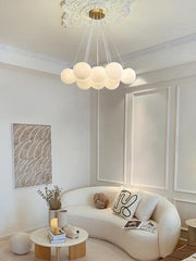 Glass Cluster Chandelier-DWHOME