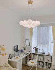 Glass Cluster Chandelier-DWHOME