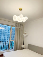 Glass Cluster Chandelier-DWHOME