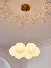 Glass Cluster Chandelier-DWHOME