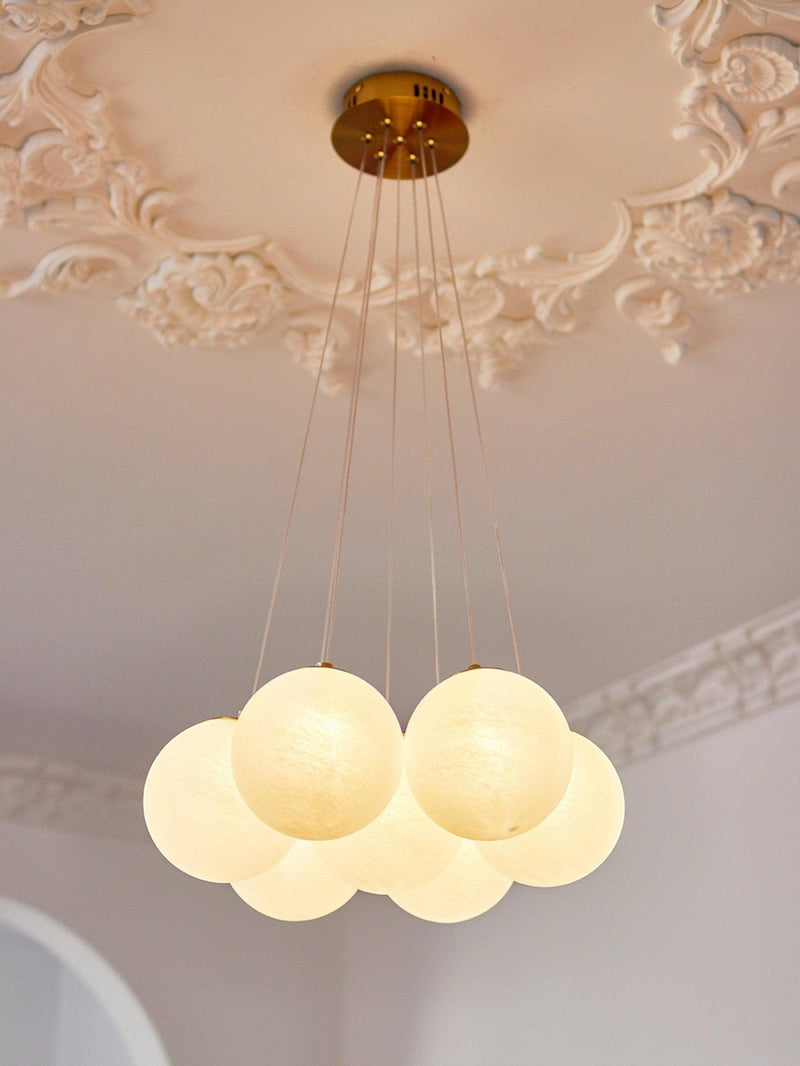 Glass Cluster Chandelier-DWHOME