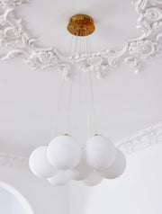 Glass Cluster Chandelier-DWHOME