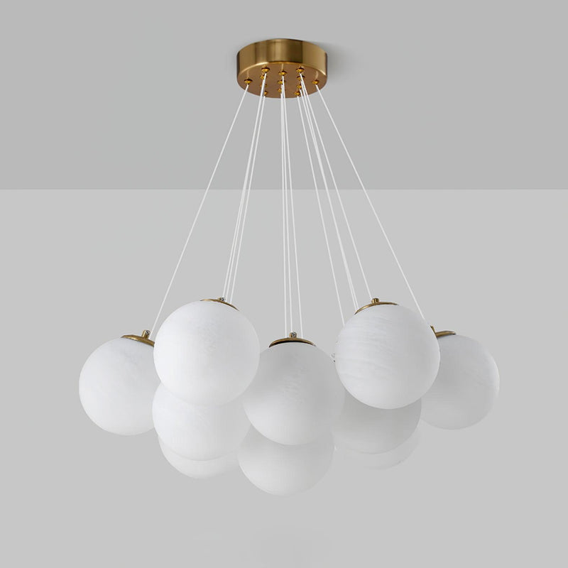 Glass Cluster Chandelier-DWHOME