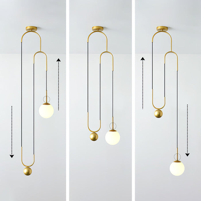 Glass Ball Pendant Lamp - Vakkerlight