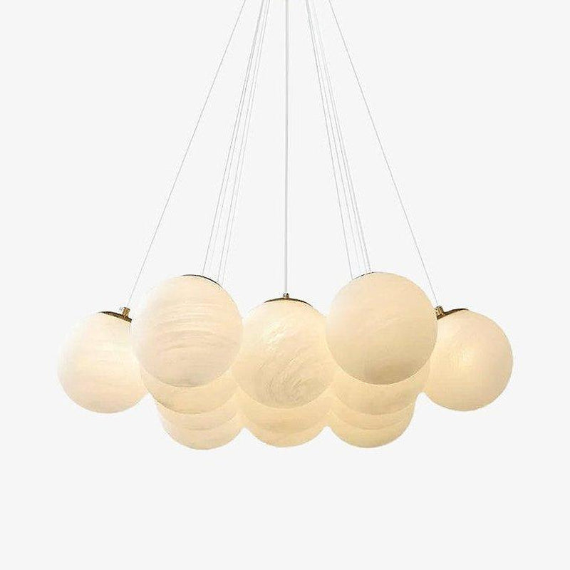 Glass Cluster Chandelier-DWHOME