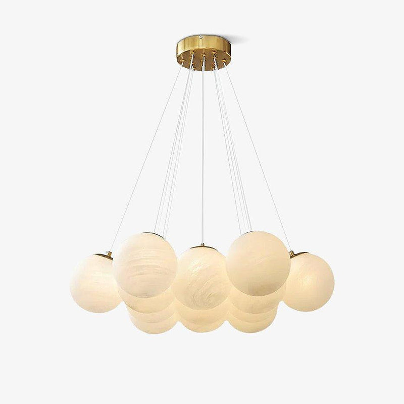Glass Cluster Chandelier-DWHOME