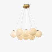 Glass Cluster Chandelier-DWHOME