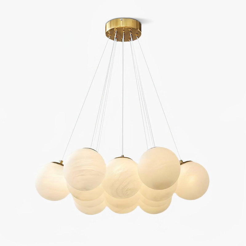 Glass Cluster Chandelier-DWHOME