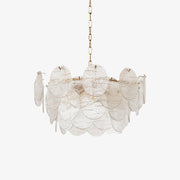 Glass Disc Chandelier-DWHOME