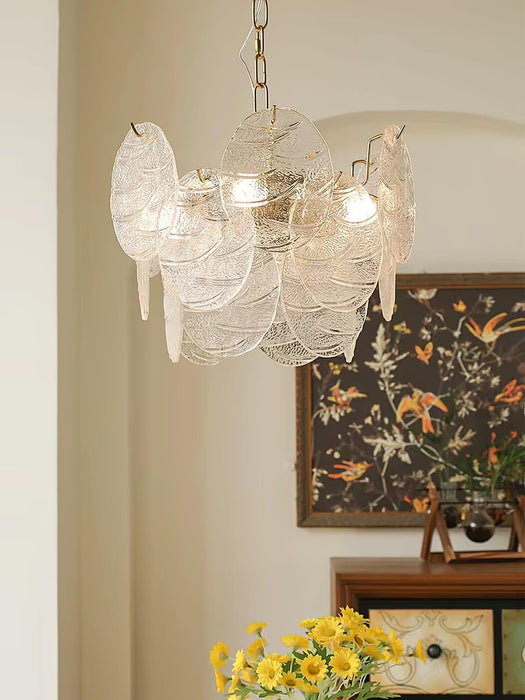 Glass Disc Chandelier-DWHOME