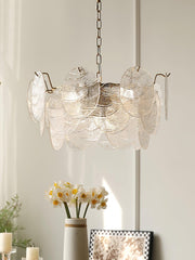 Glass Disc Chandelier-DWHOME