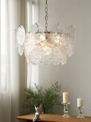 Glass Disc Chandelier-DWHOME
