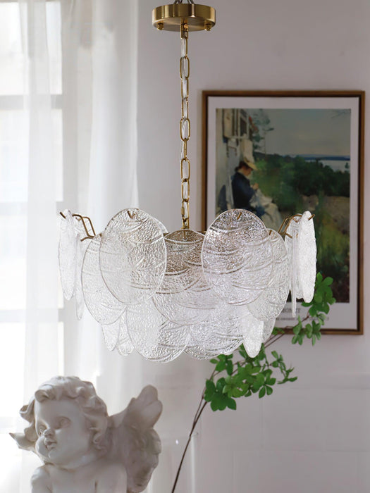 Glass Disc Chandelier-DWHOME