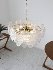Glass Disc Chandelier-DWHOME