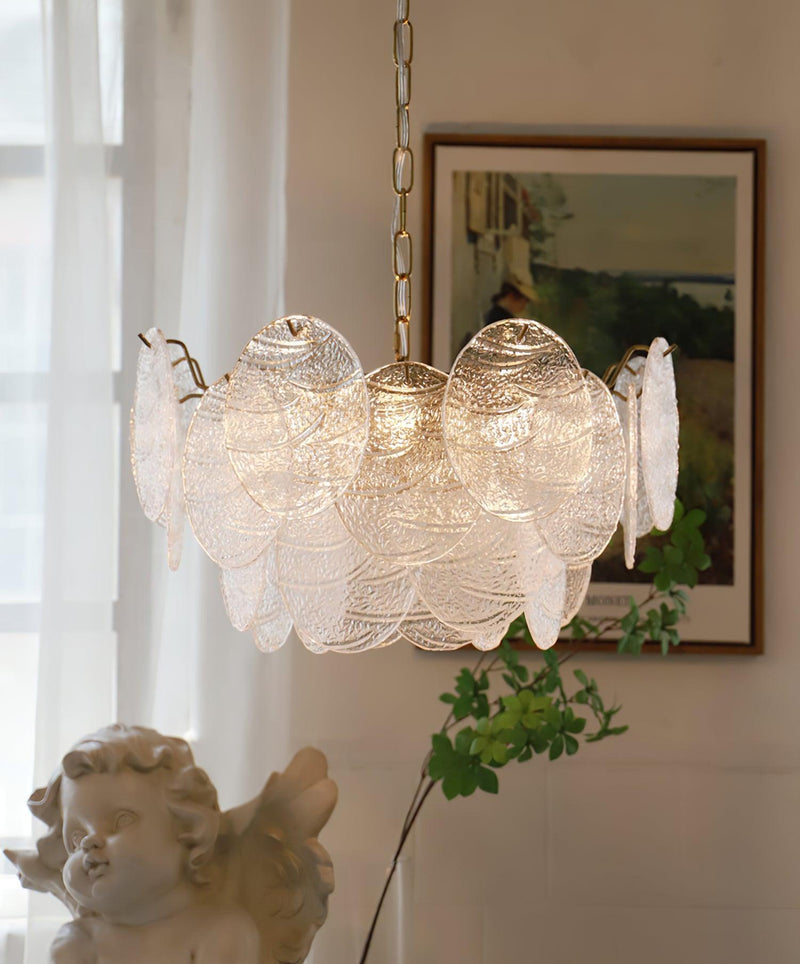 Glass Disc Chandelier-DWHOME