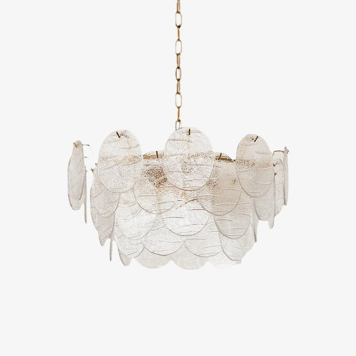 Glass Disc Chandelier-DWHOME