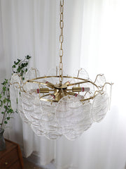 Glass Disc Chandelier-DWHOME