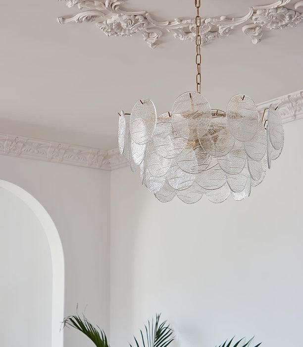 Glass Disc Chandelier - Vakkerlight