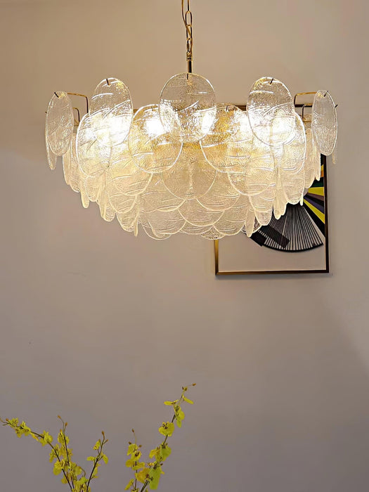 Glass Disc Chandelier - Vakkerlight