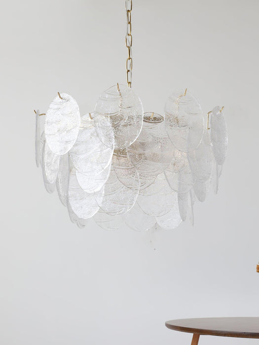 Glass Disc Chandelier-DWHOME