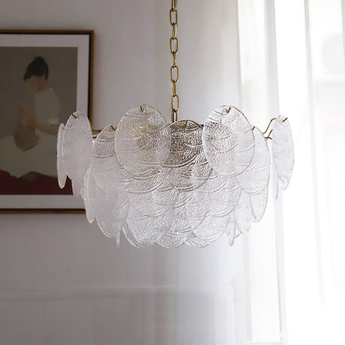 Glass Disc Chandelier-DWHOME
