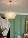 Glass Disc Chandelier-DWHOME