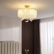 Glass Feather Ceiling Light-DWHOME