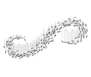 Glass Feathers Flying Chandelier-DWHOME