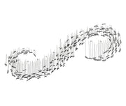 Glass Feathers Flying Chandelier-DWHOME