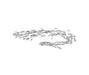 Glass Feathers Chandelier-DWHOME