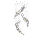 Glass Feathers Chandelier-DWHOME