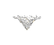 Glass Feathers Flying Chandelier-DWHOME