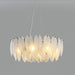 Glass Feather Chandelier-DWHOME