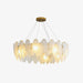 Glass Feather Chandelier-DWHOME